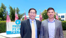 Prince of Peace Chairman Kenneth Yeung and President Matthew Chin.
