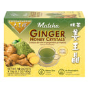 A package of Prince of Peace Ginger Honey Crystals with Matcha, 10 sachets