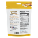 The back panel of Prince of Peace Ginger Chews Plus+, Original, 3oz.