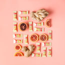 Arryed Prince of Peace Ginger Candies (Chews) With Blood Orange slices and gingers.