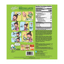 The back panel of Prince of Peace 3-in-1 Instant Matcha Latte with a Nutrition Facts Table and ingredient list.