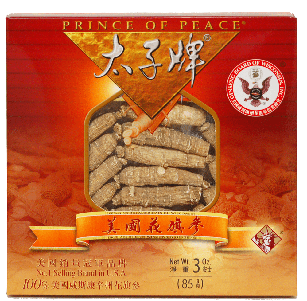 太子牌威州花旗參中短枝中號禮盒裝, 3安士– Prince of Peace Ent Inc 太子牌威州花旗參中短枝中號禮盒裝, 3安士– Prince of Peace Ent Inc