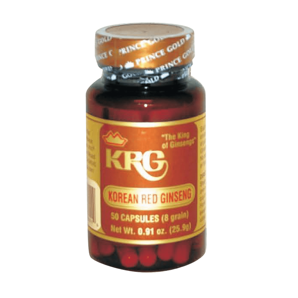 Prince Gold Korean Red Ginseng, 50 capsules – Prince of Peace Ent Inc