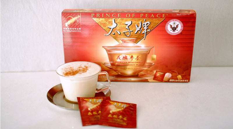 American Ginseng Honey Oat Milk Tea Latte