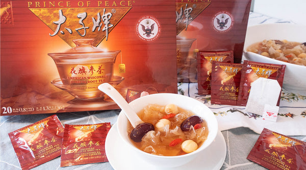 American Ginseng Red Date Snow Fungus Sweet Soup