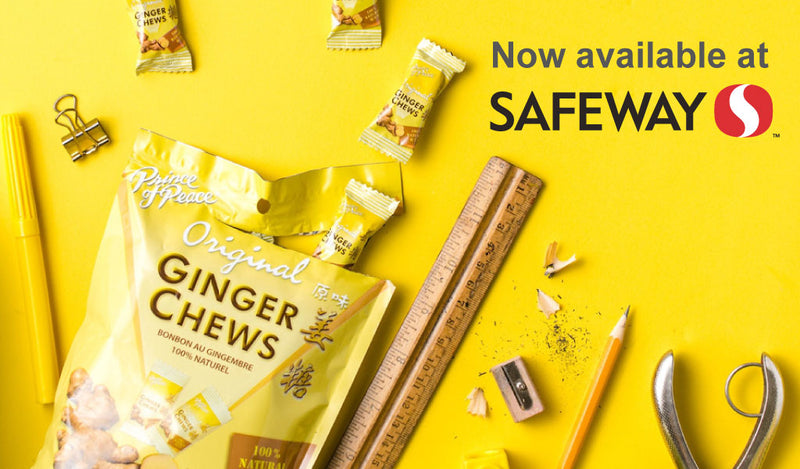 Prince of Peace Ginger Chews Now Available at Select Safeway Stores