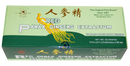 A package of Pine Brand Red Panax Ginseng Extract with Alcohol, 30x10cc