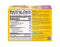 The back panel of Prince of Peace Instant Passion Fruit Ginger Honey Crystals, 10 sachets with Nutrition Facts Table and ingredient list.