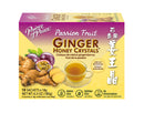 A package of Prince of Peace Instant Passion Fruit Ginger Honey Crystals, 10 sachets.