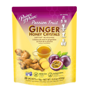 A package of Prince of Peace Instant Passion Fruit Ginger Honey Crystals, 25 sachets