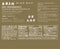 A back panel and Nutrition facts of Wing Wah 4 Yolks White Lotus Seed Paste Mooncake, 4 pcs
