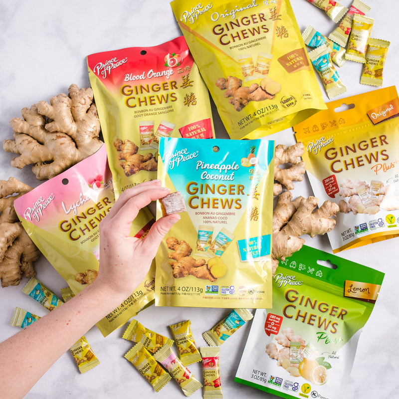 Prince of Peace Ginger Chews Plus+, Lemon, 3oz – Prince of Peace