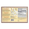 The back panel of Prince of Peace Pure Korean Ginseng Reishi Root Tea with a Nutrition Facts Table and ingredient list.