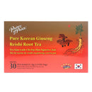 A package of Prince of Peace Pure Korean Ginseng Reishi Root Tea, 30 tea bags