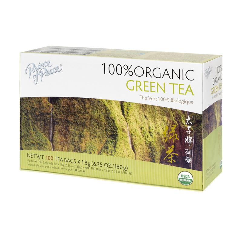 Prince of Peace Organic Green Tea, 100 tea bags