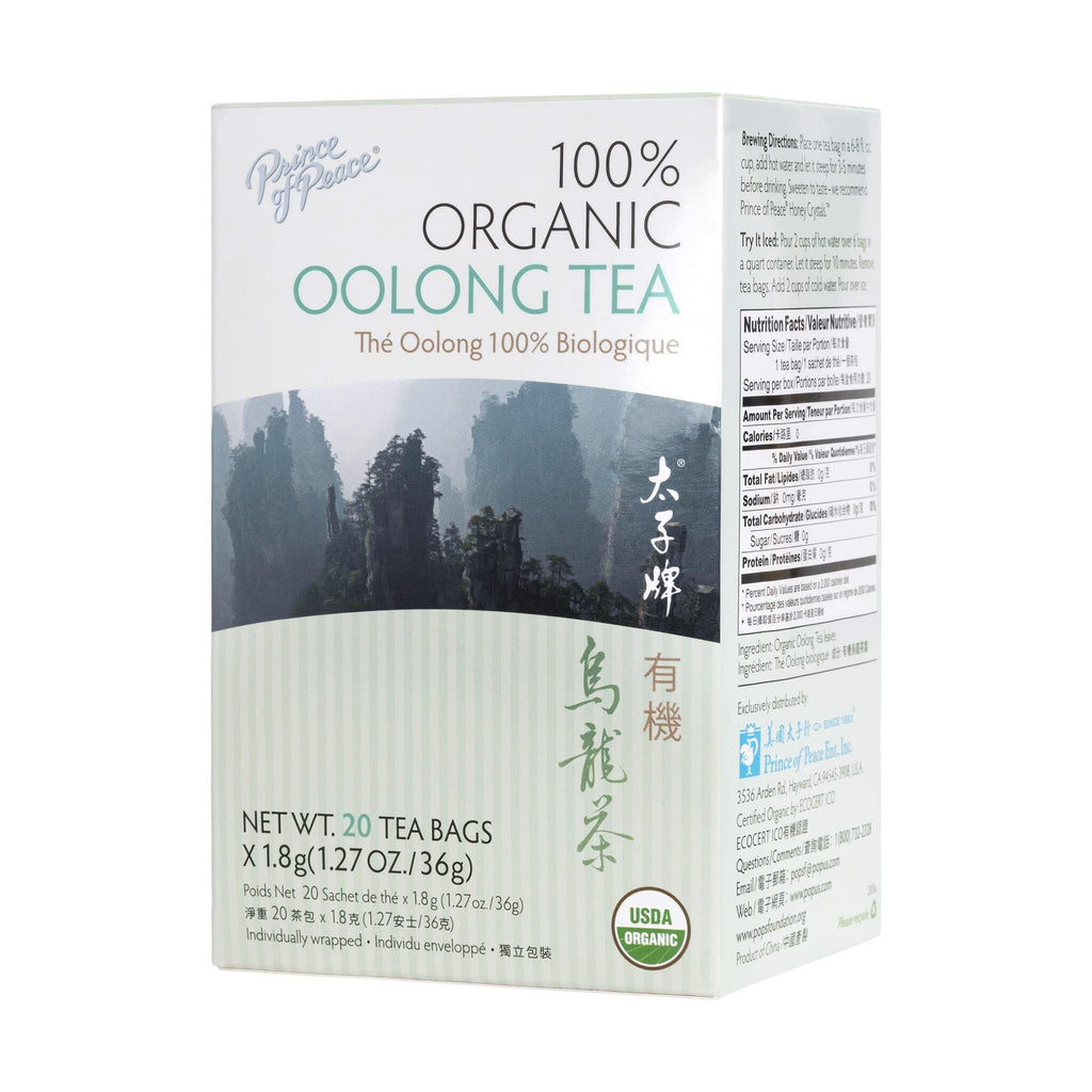 Prince of Peace Organic Oolong Tea, 20 tea bags Prince of Peace Ent Inc