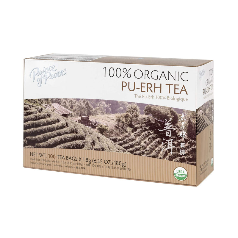 Prince of Peace Organic Pu-Erh Tea, 100 tea bags