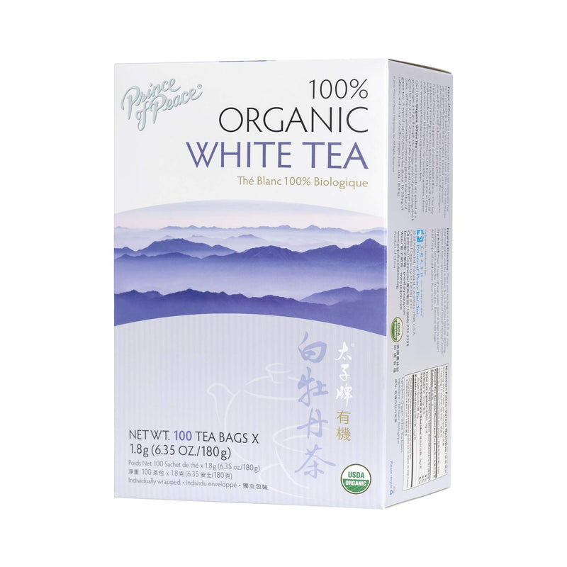 Prince of Peace Organic White Tea, 100 tea bags
