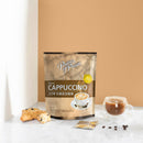 Prince of Peace 3-in-1 Instant Cappuccino with muffin and a cup.
