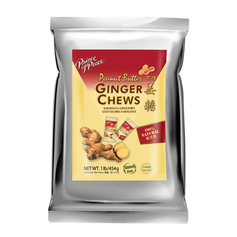 Prince of Peace Ginger Candy (Chews) With Peanut Butter, 1lb
