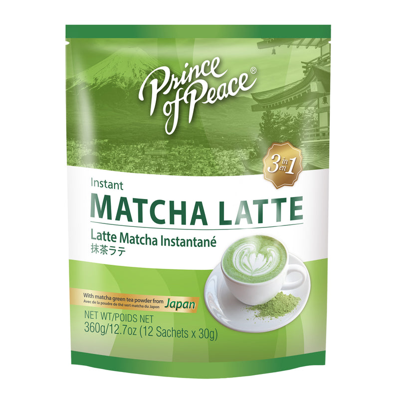 Prince of Peace 3-in-1 Instant Matcha Latte, 12 sachets – Prince of Peace  Ent Inc