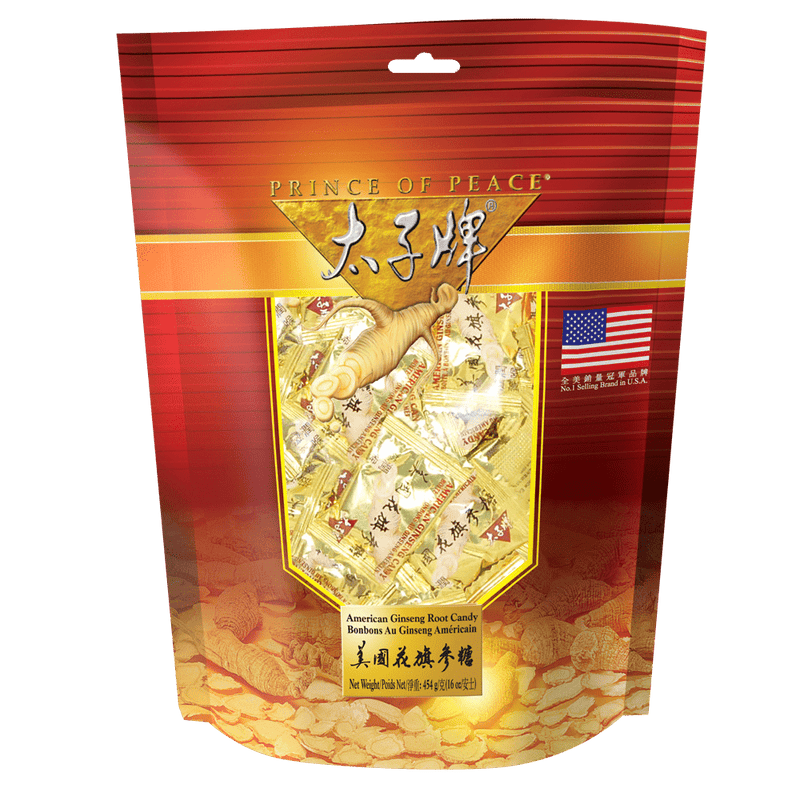 Prince of Peace American Ginseng Root Candy, 16oz bag
