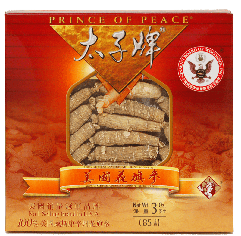 Prince of Peace Wisconsin American Ginseng Medium Short Roots, 3oz
