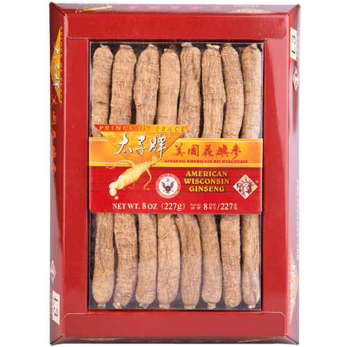 Prince of Peace Wisconsin American Ginseng Medium Large Long Roots, 8oz