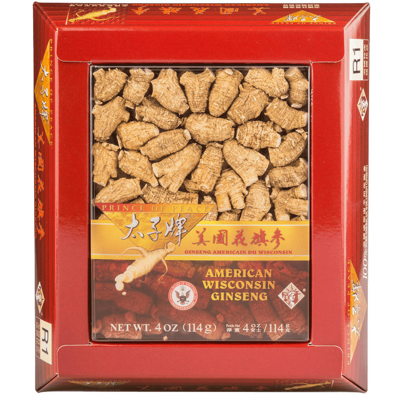 Prince of Peace Wisconsin American Ginseng Small Round Roots, 4oz