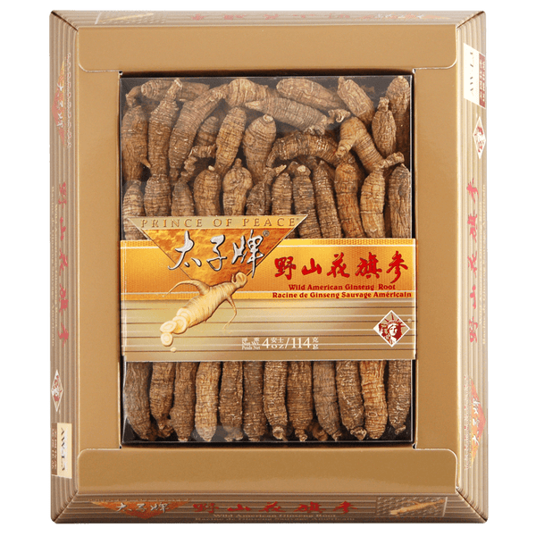 太子牌野山花旗參長枝中大號禮盒裝, 4安士– Prince of Peace Ent Inc