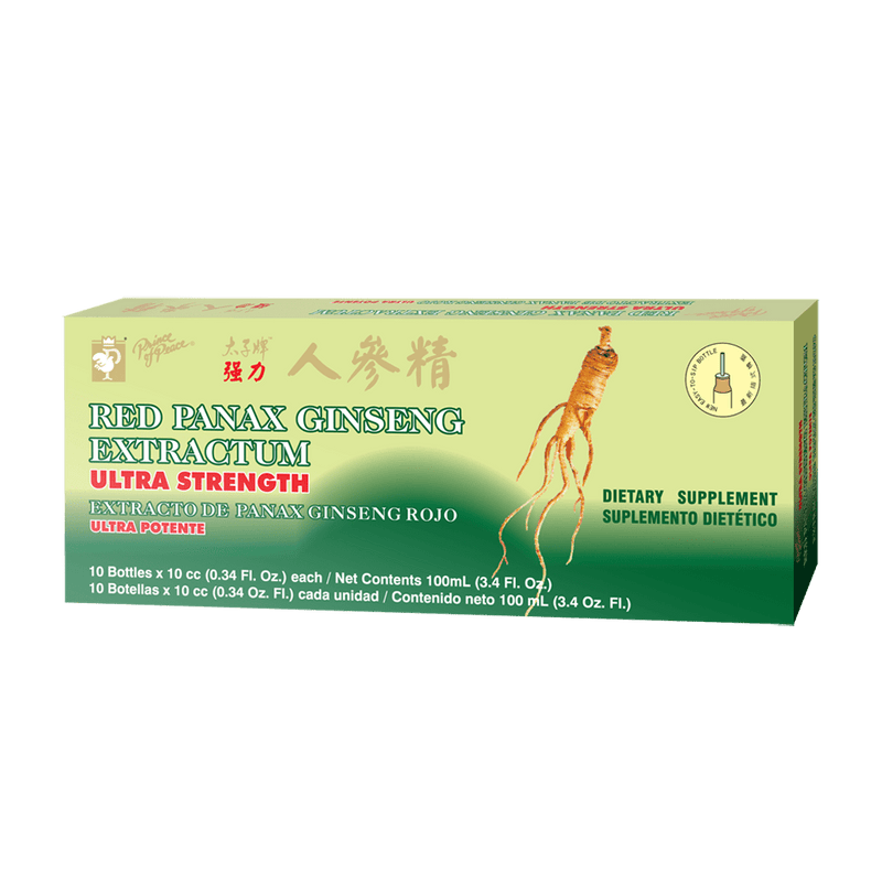 Prince of Peace Ultra Red Panax Ginseng Extractum, 10x10cc