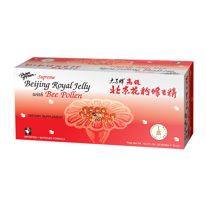 Prince of Peace Beijing Royal Jelly w/ Bee Pollen, 30x10cc box