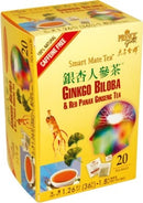 Prince Gold Smart Mate Tea - Ginkgo Biloba and Red Panax Ginseng box.