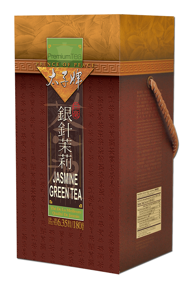 Prince of Peace Jasmine Green Tea - Loose Tea Leaves, 180g box.