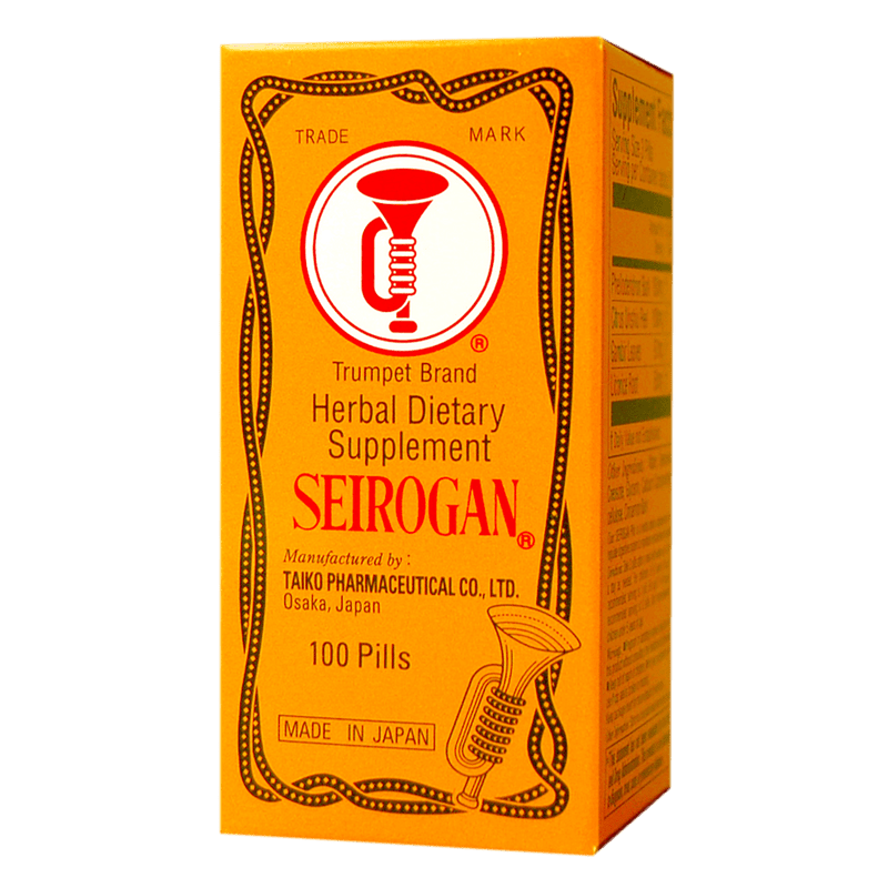 Trumpet Brand Seirogan Herbal Stomach Supplement, 100 pills Trumpet Brand Seirogan Herbal Stomach Supplement, 100 pills