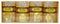 Bee & Flower Sandalwood Soap Large, 4.4 oz. (pack of 4 bars)