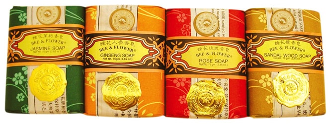 Bee & Flower Mixed Soaps, 2.65 oz. Gift Pack